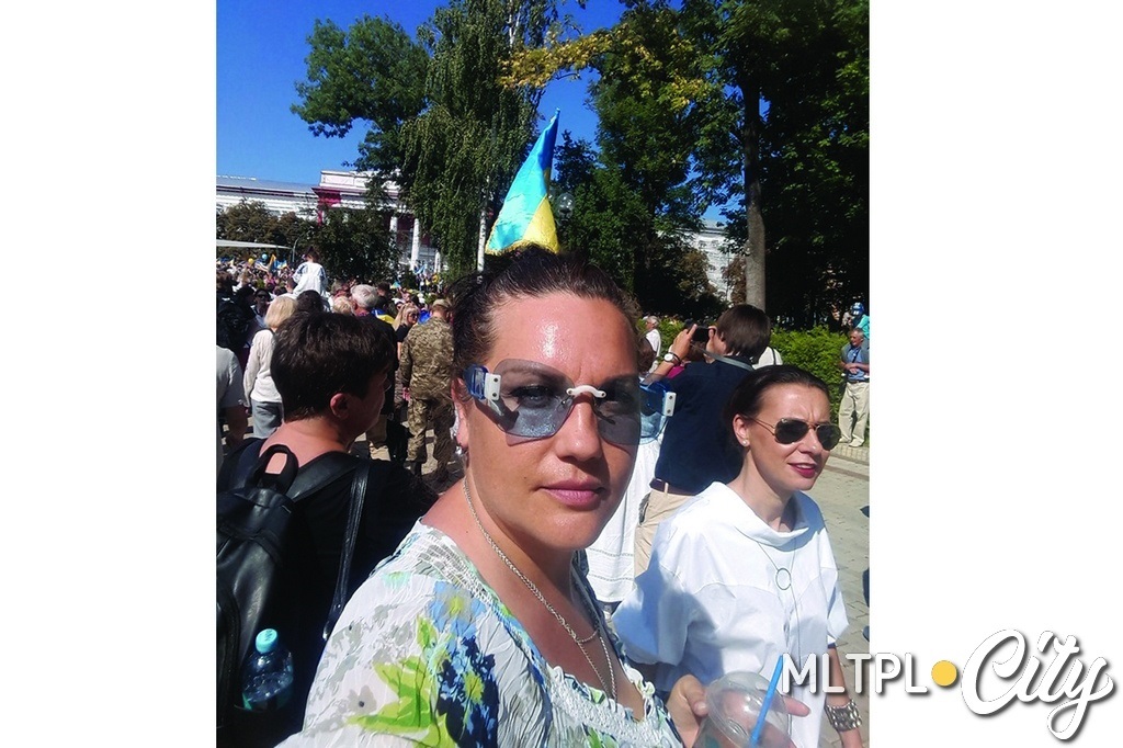 Мелитопольцы не могли пропустить такое событие как Марш Защитников. Елена Стрелецкая