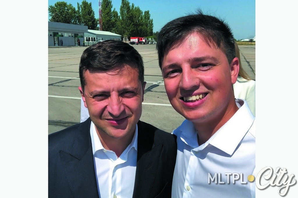 Дмитрий с президентом Зеленским