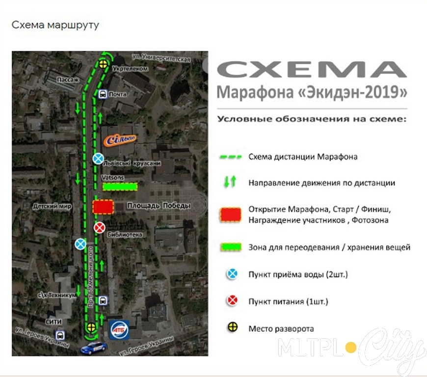 Схема маршрута
