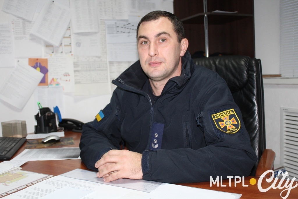 Исполняющий обязанности руководителя Мелитопольского горрайоннного управления ГСЧС Дмитрий Кучерков