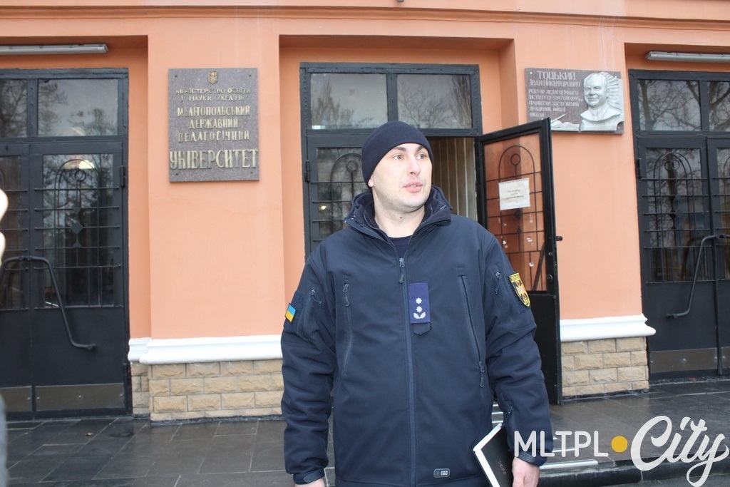 Начальник Мелитопольского горрайонного управления ГСЧС&nbsp;Дмитрий Кучерков