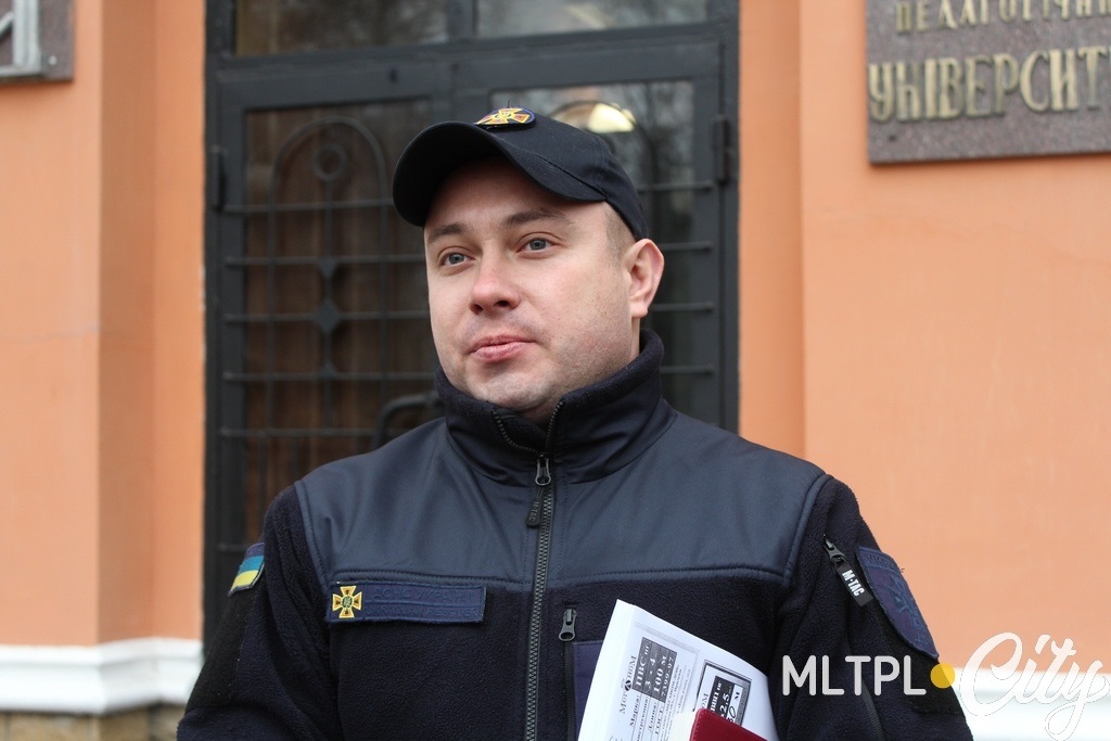 Заместитель начальника управления предотвращения чрезвычайных ситуаций ГУ ГСЧС Украины в Запорожской обл. Евгений Оситнянко
