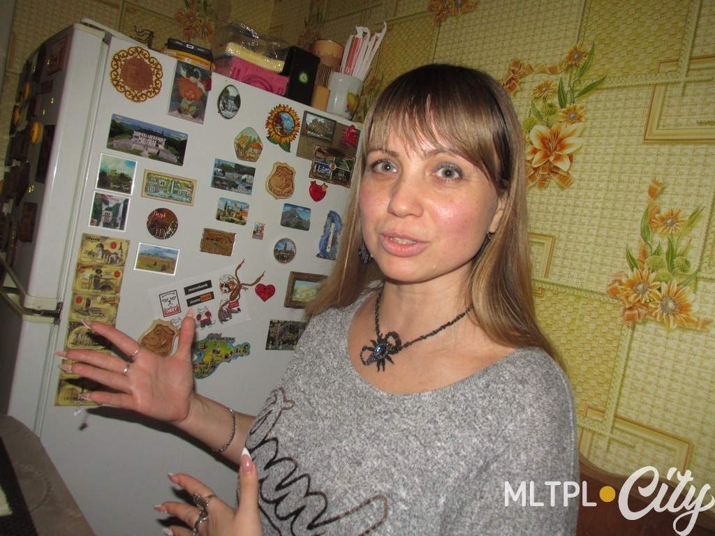 И на холодильнике - магнитик в виде скорпиона