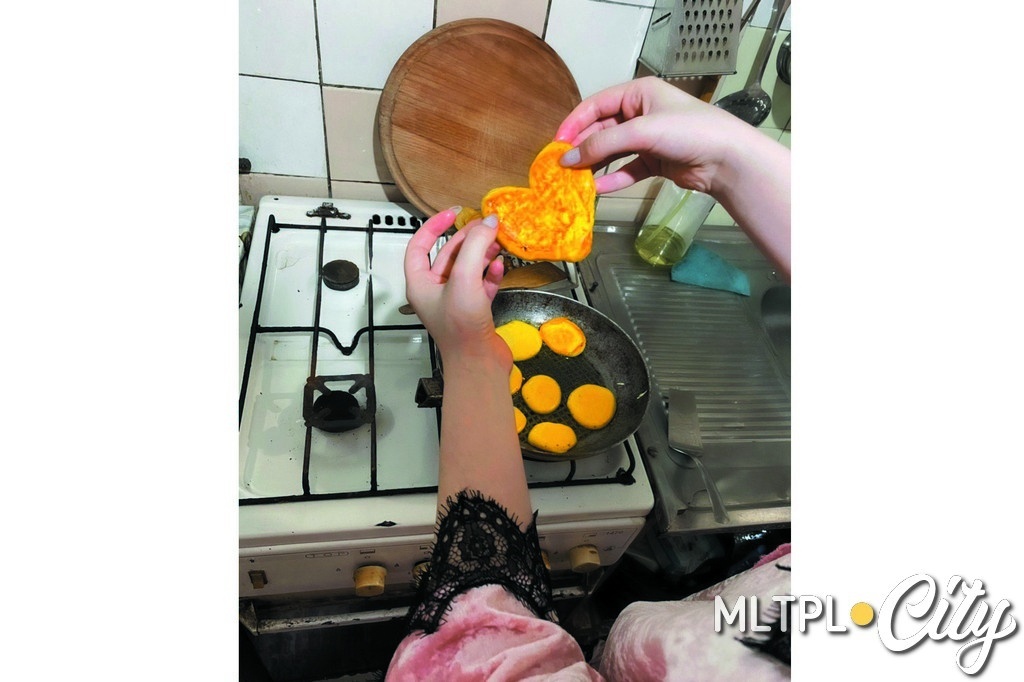 Оладьи в форме сердечек поднимут настроение