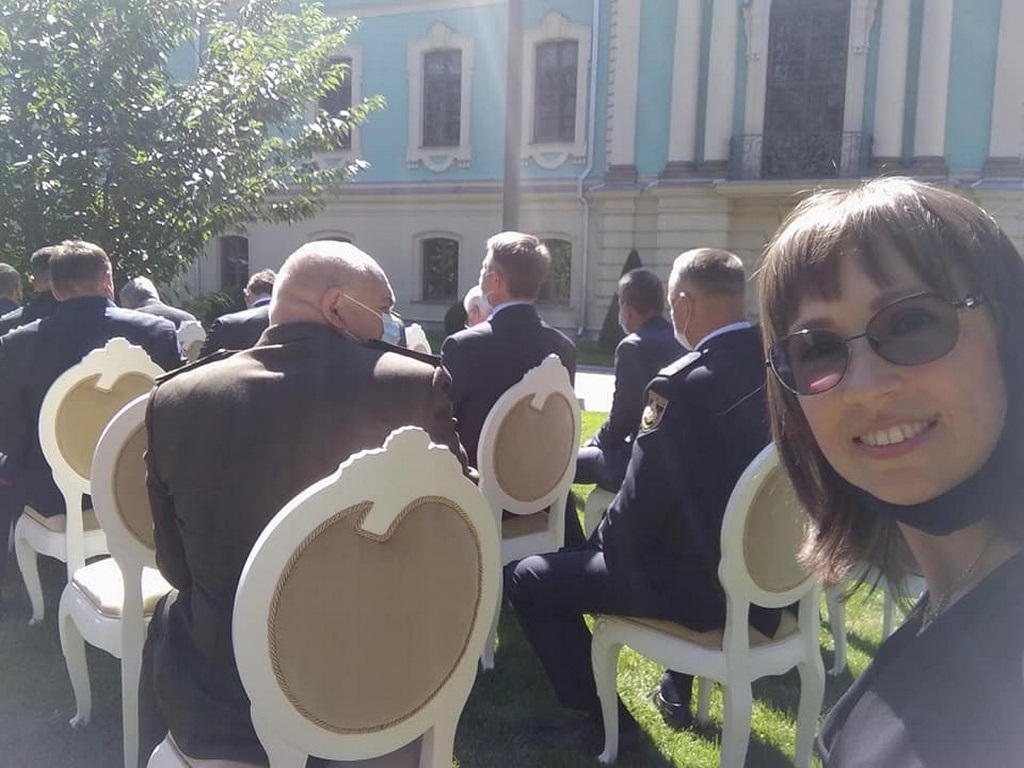 Селфи перед началом церемонии