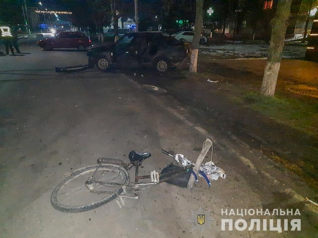 Постраждала жінка від отриманих тілесних ушкоджень померла на місці ДТП