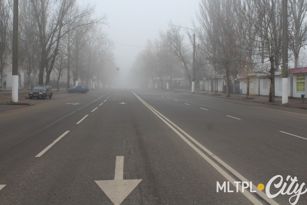 Таким пустынными дороги днем в Мелитополе были пожалуй только в жесткий карантин
