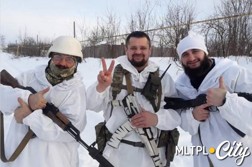 Владимир Майборода с боевыми побратимами