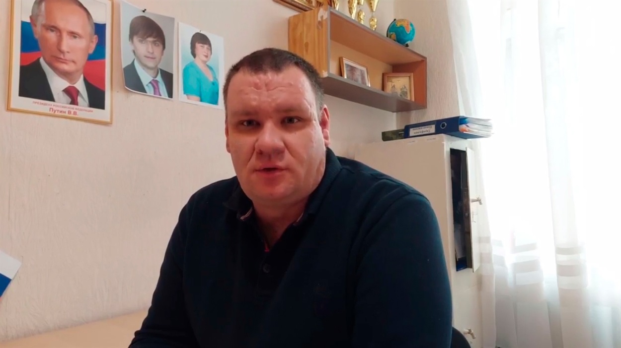 Зрадник Михайло Щукін, директор школи №24, Мелітополь