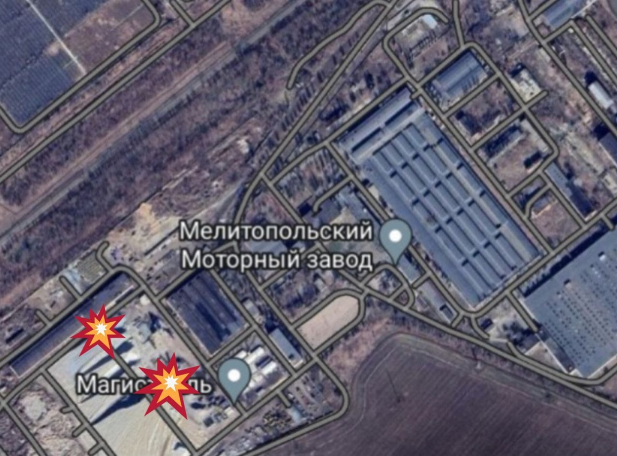 Вибухи у Мелітополі 30 травня